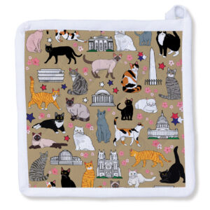 Capital Cats - Politics and Paws Potholder