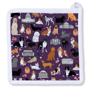 Capital Dogs - Politics and Paws Potholder