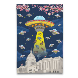 Special Edition: Close Encounters at the US Capitol Tea Towel
