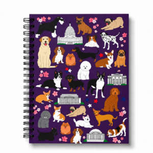 Spiral Notebook- Politics & Paws: Washington DC Capital Dogs