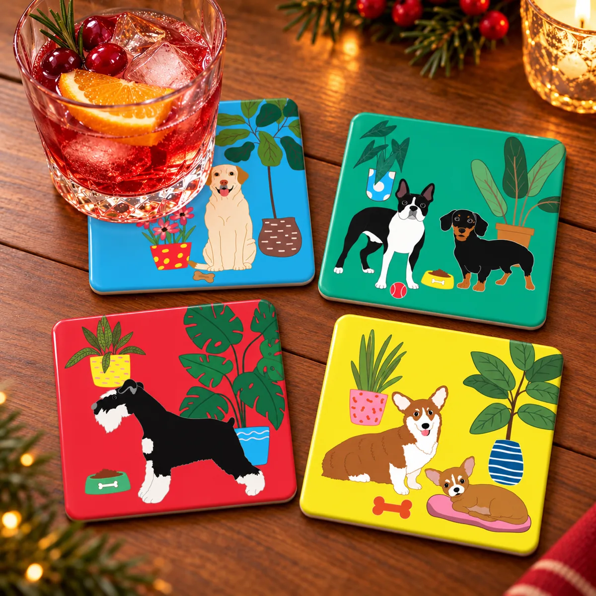 Naked Decor dog coasters